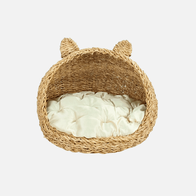 Handcrafted Cat Bed with soft cushion
