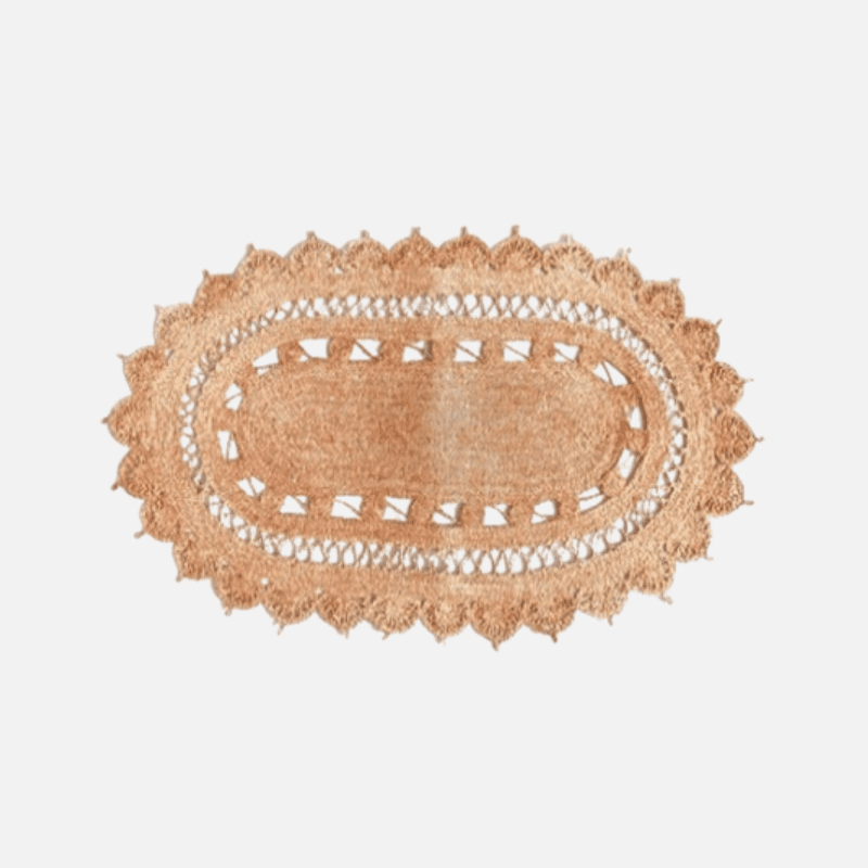 Handmade Ovar Jute Rugs
